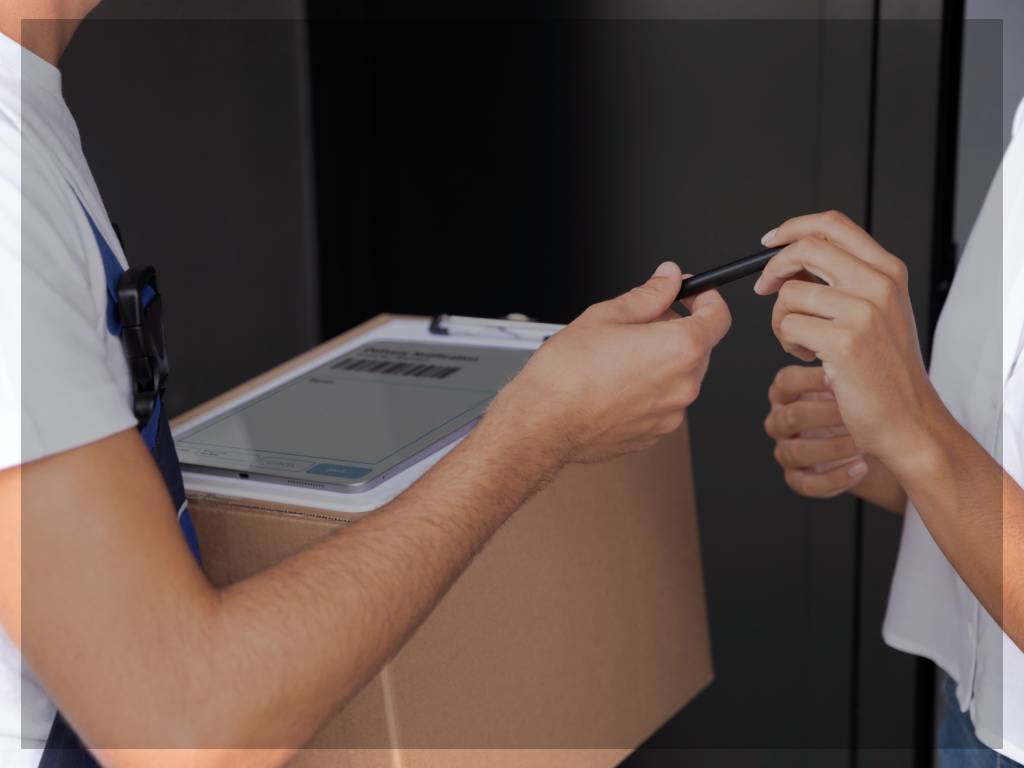 Logística para e-commerce, con manejo de cajas y paquetes